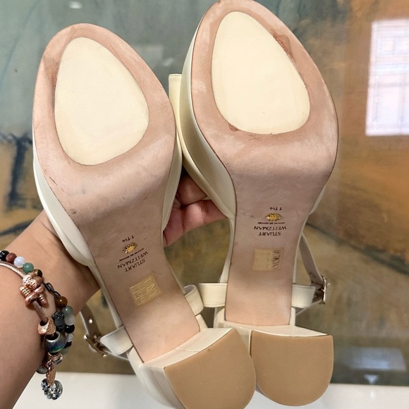 🌹STUART WEITZMAN🌹 Ryder Ankle-Buckle Platform Sandals Size: 11.5 - Picture 16 of 16